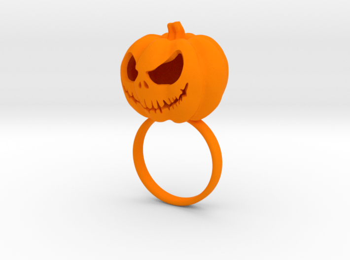Pumpkin ring - Size 6 3d printed 