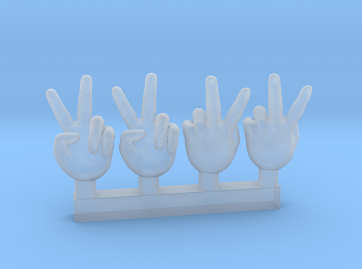 V Finger Hand Conversion 3d printed 