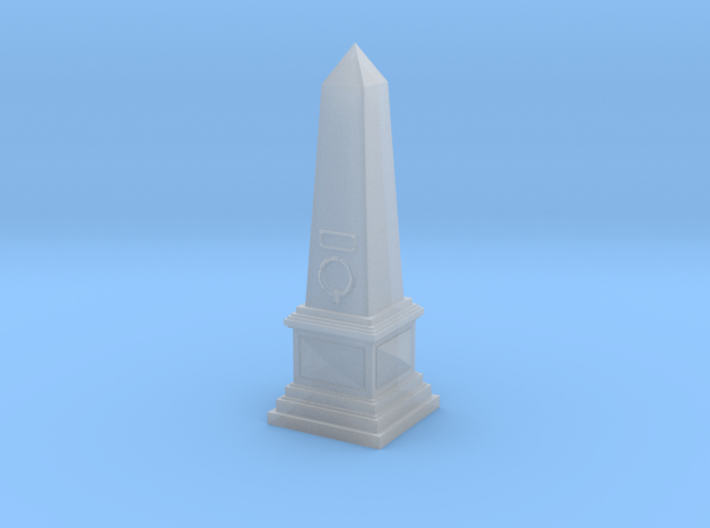 Obelisk monument (N 1:160) 3d printed 