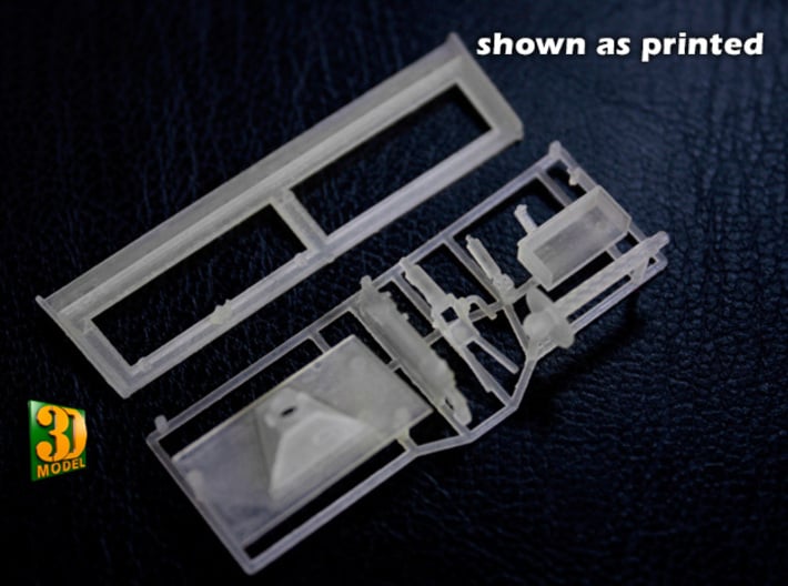 IDF 30cal MG window mount (1:35) (2x) 3d printed M2/M3 IDF MG window mount - actual print