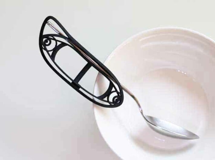 Eating Utensil Holder  3d printed Easy to don and doff. No need to grip. Self-help devices.