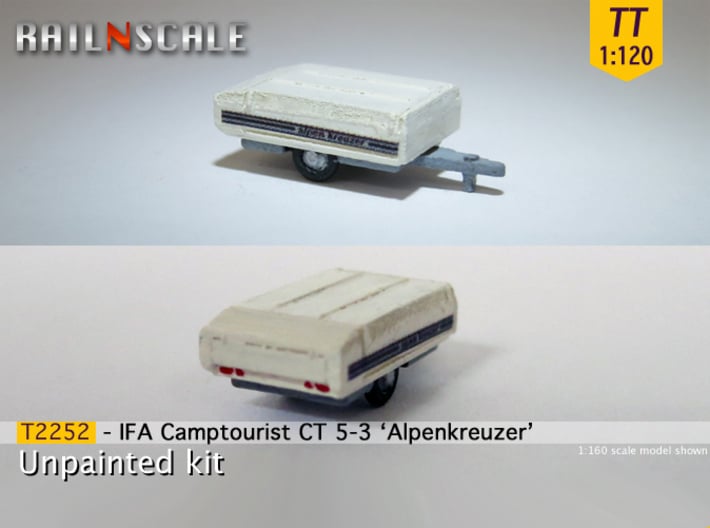 IFA Camptourist 'Alpenkreuzer' (TT 1:120) 3d printed