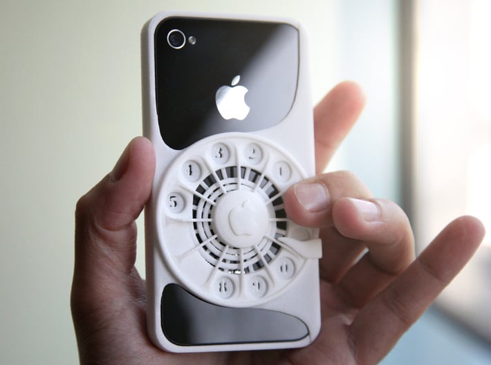 Rotary Phone Case for iPhone 4 / 4s 3d printed 