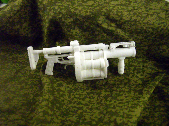 1:6 RG6 Russian Grenade Launcher SF version 3d printed 