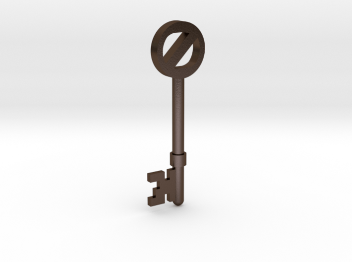 Return To Oz Key 3d printed Polished Bronze Steel is my favorite material for this, I think it results in the key most like the one Dorothy carries throughout the film.