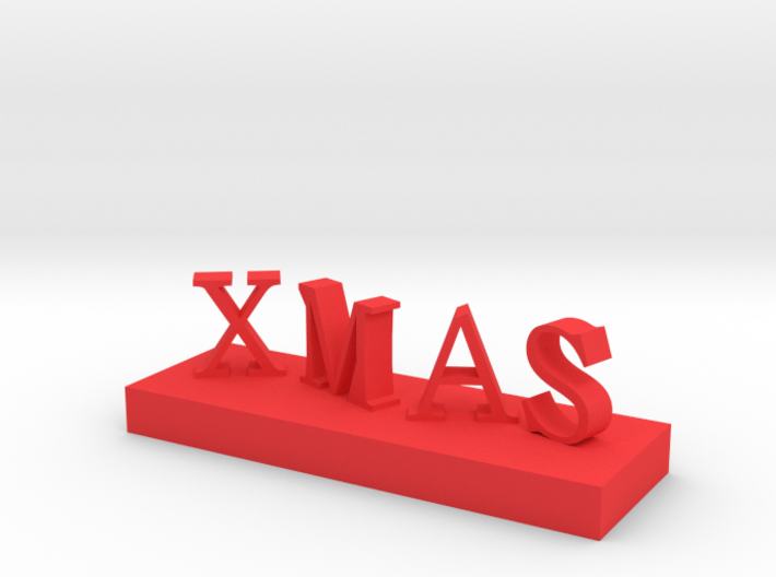 XMAS Letter 2 3d printed 