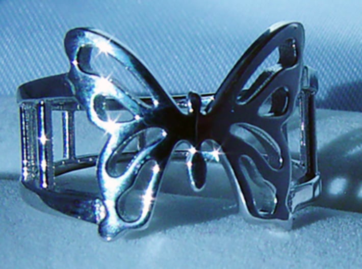 Butterfly Ring 3d printed 
