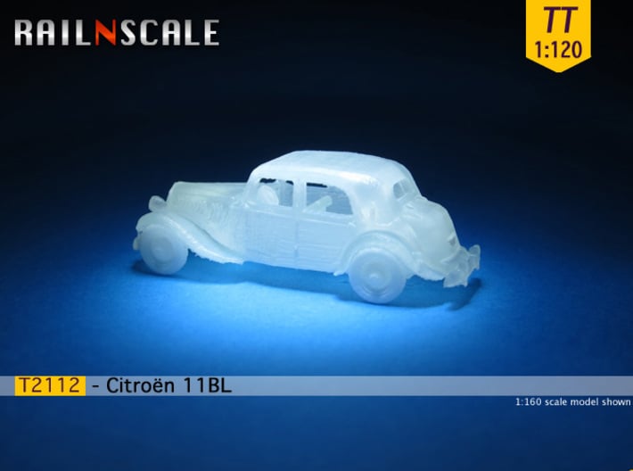 Citroën 11BL (TT 1:120) 3d printed 