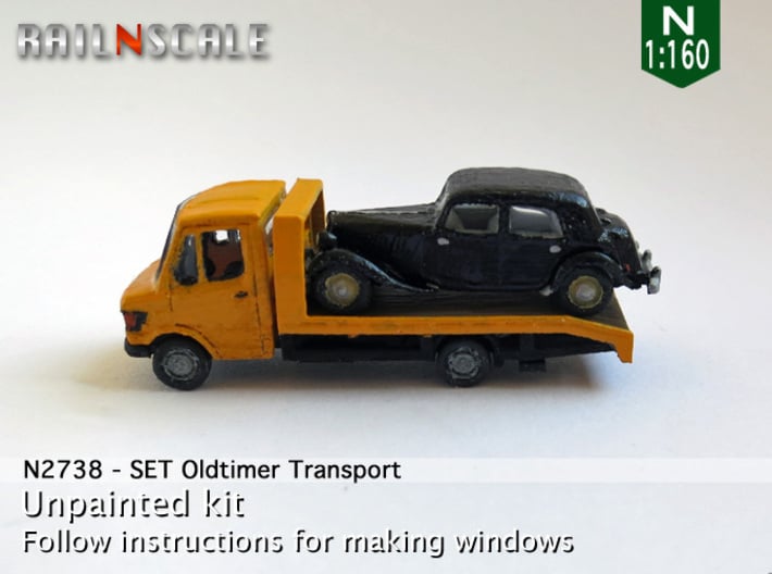 SET Oldtimer Transport (N 1:160) 3d printed 