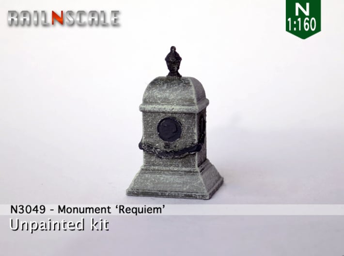Monument Requiem (N 1:160) 3d printed