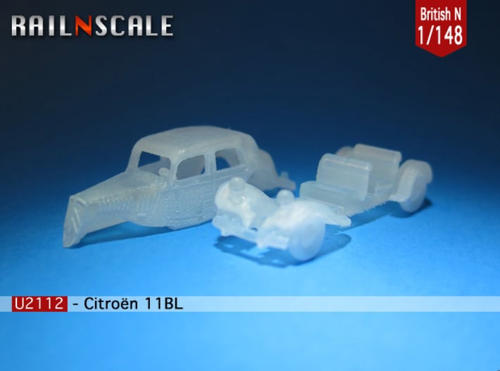 Citroën 11BL (British N 1:148) 3d printed 