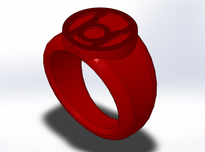 Red Lantern Ring 8t4y8ds5p By Trekgineer22