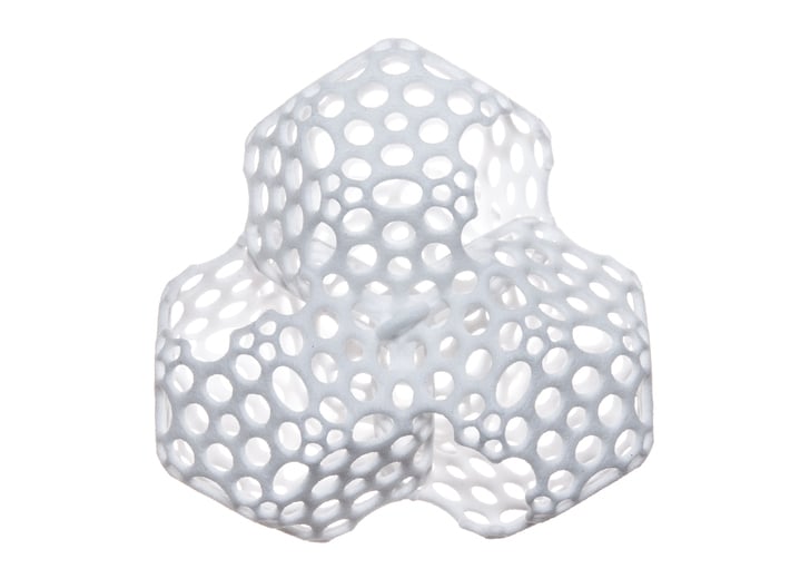 Radiolaria Tetrahedra Planter 3d printed 