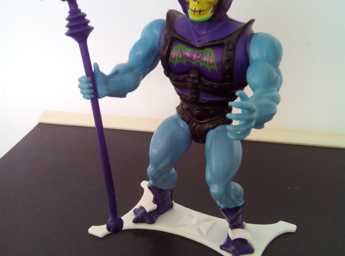 masters of the universe plastic stands for action figures LEATOYS x 10 units 