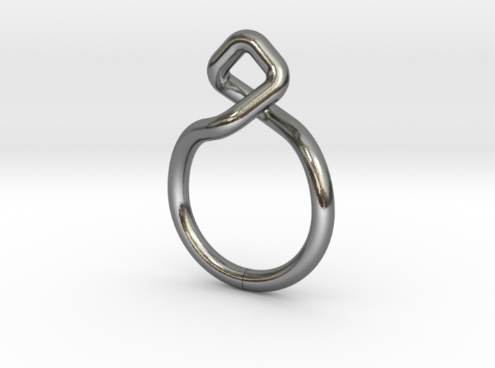 Dancing D.01, Ring US size 3, d=14mm  3d printed 