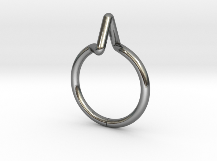 Summit Ring S.02 US size 3,  d=14mm 3d printed 