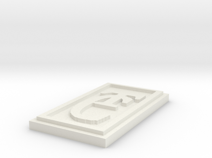 T. C, 's pendant version 9 3d printed 