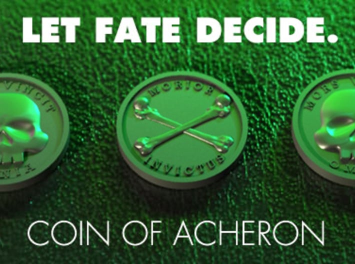 The Coin of Acheron 3d printed 