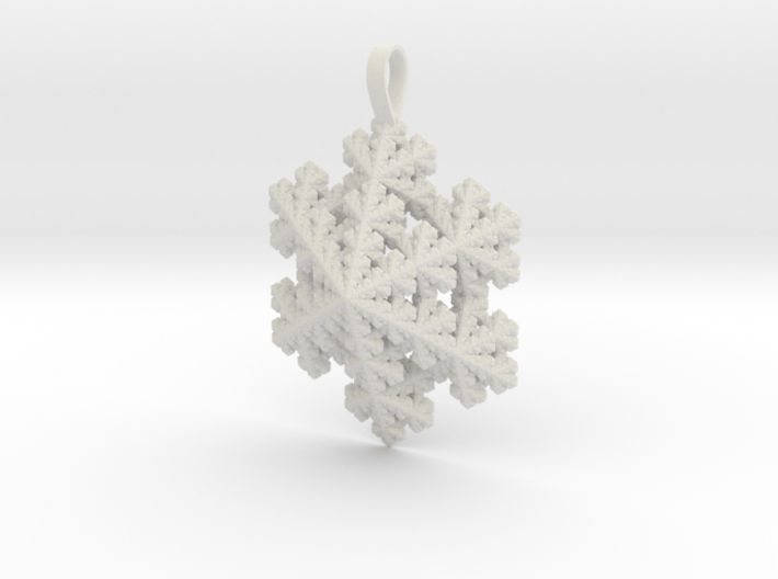 Snowflake Pendant  3d printed Snowflake pendant 