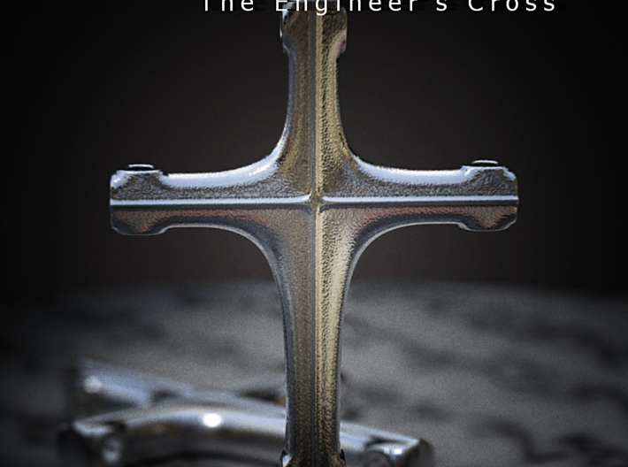 The Engineer's Cross 3d printed 