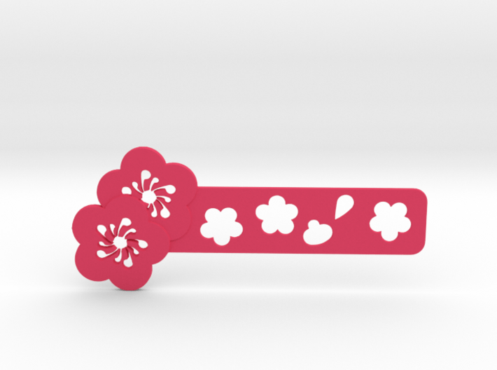 Sakura Bookmark Model A 3d printed 