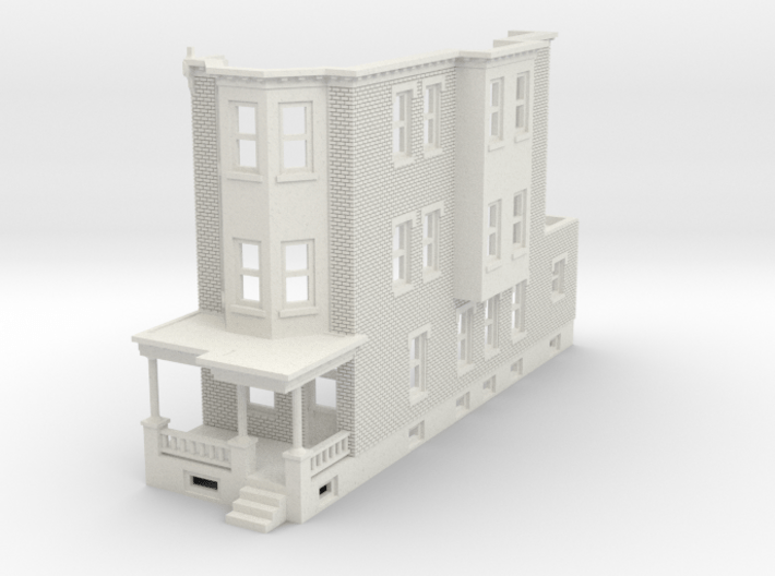 WEST PHILLY 3S ROW HOME 160 BrickRD 3d printed 