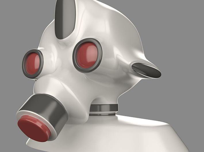 Robot head 3d printed