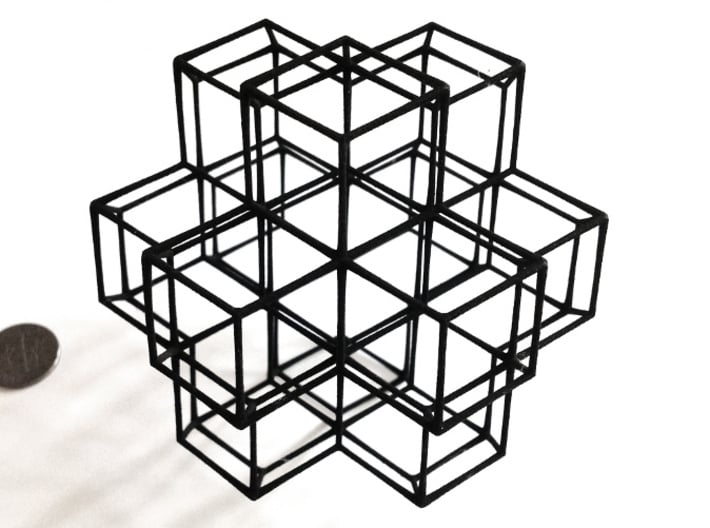 Rhombic Dodecahedral Lattice 3d printed