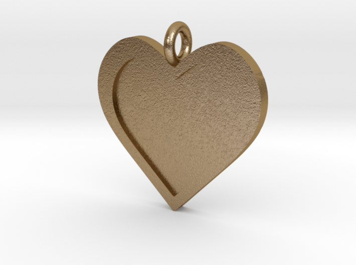 Heart Pendant 3d printed 