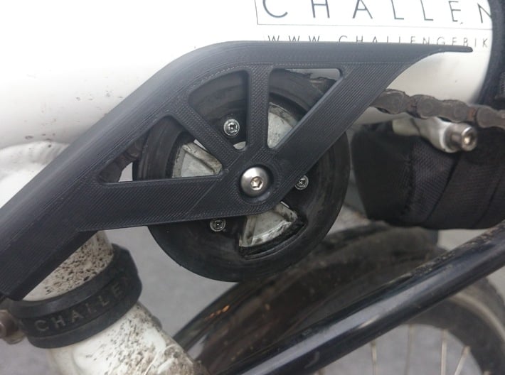 Challenge Furai Chain Guard (for M5 bolt) 3d printed Printed on a Zortrax M200