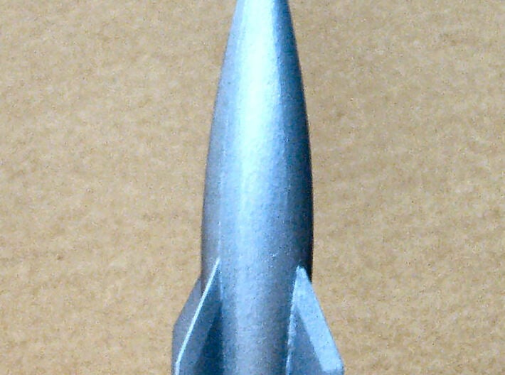 A4 A10 ICBM Scale 1:400 3d printed 