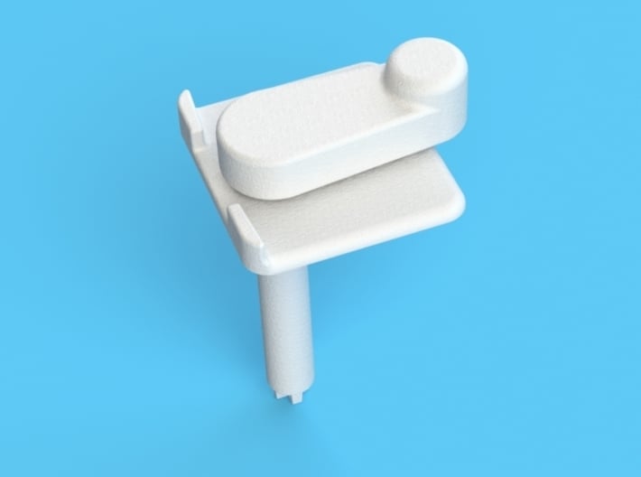 (X1) Pitch Control Lever 3d printed (X1) Pitch Control Lever overview
