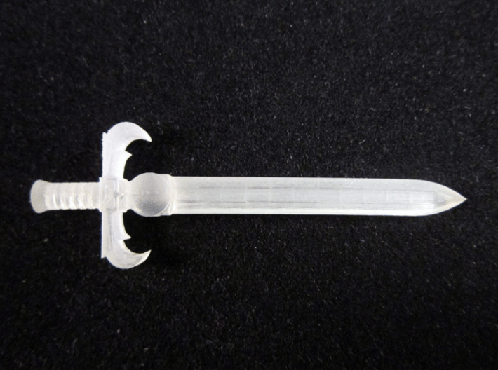 Sword of Omens 3d printed Frosted Ultra Detail