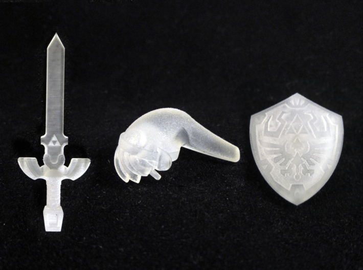 Hero Pack 3d printed Frosted Ultra Detail