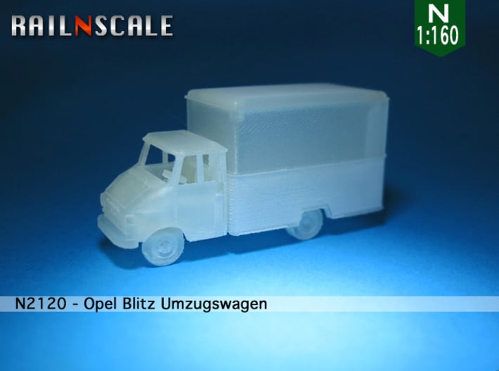 Opel Blitz A Umzugswagen (N 1:160) 3d printed 