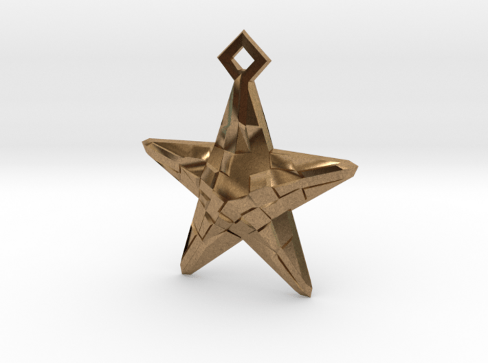 Stylised Sea Star Pendant 3d printed 