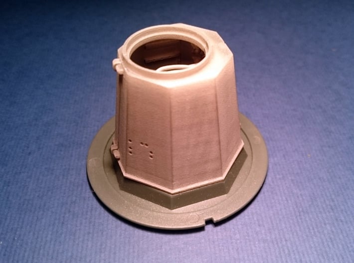 YT1300 DEAGO TURRET WELL STOCK  3d printed DeAgo turret well attached to the stock part.
