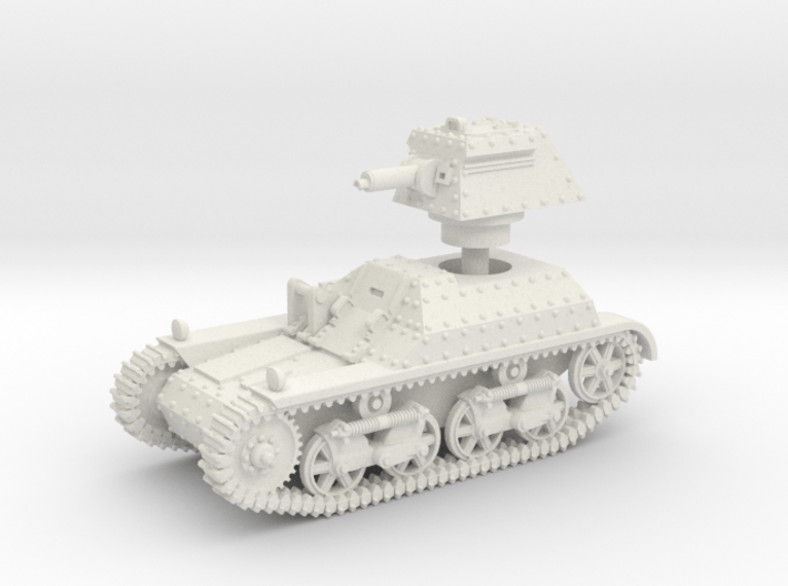 Vickers Light Tank Mk.IIb (15mm scale) 3d printed