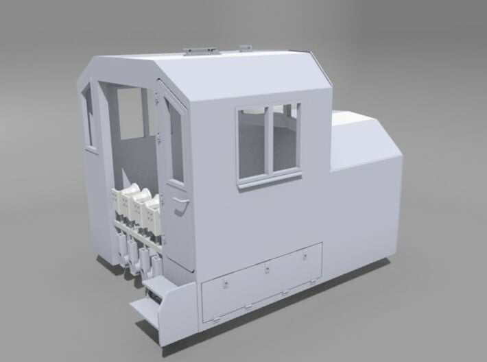 HO-Scale Canadian Comfort Cab v.3a (2016 Update) 3d printed 