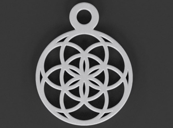 Seed Of Life Pendant 3d printed 