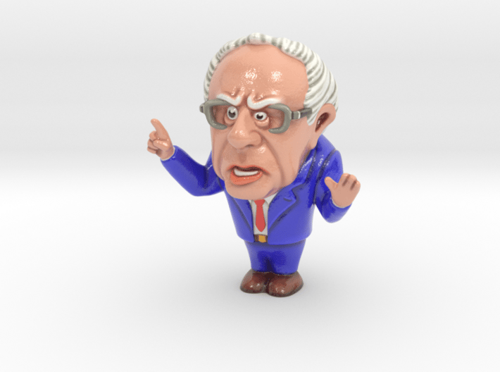 Bernie Sanders Caricature 3d printed 