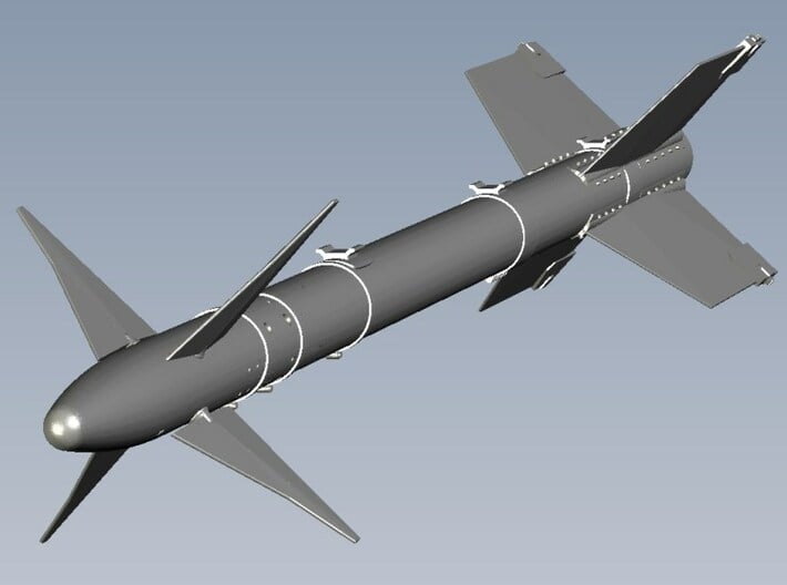 1/18 scale Raytheon AIM-9L Sidewinder missiles x 3 3d printed 