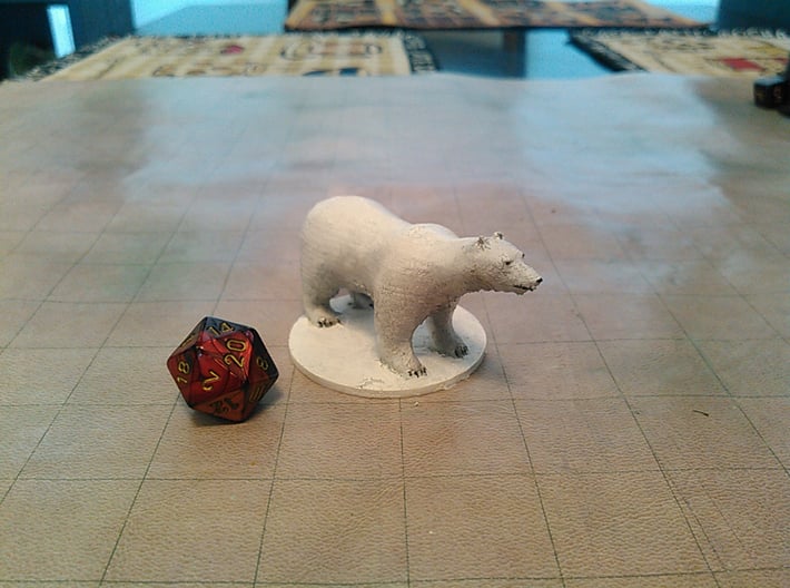 Polar Bear 3d printed 