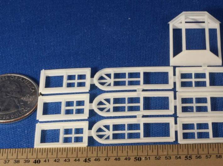Replacement Windows for DPM Pam's Pets 3d printed 