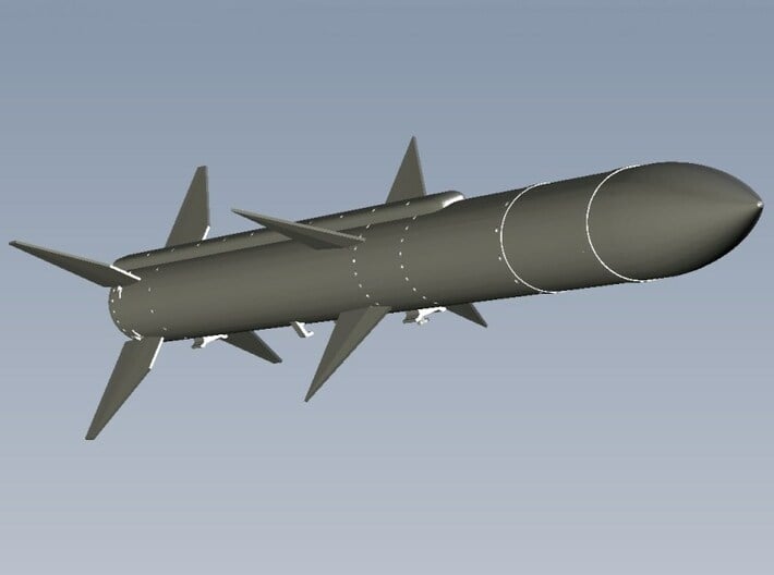 1/18 scale Raytheon AIM-120 AMRAAM missiles x 2 3d printed 