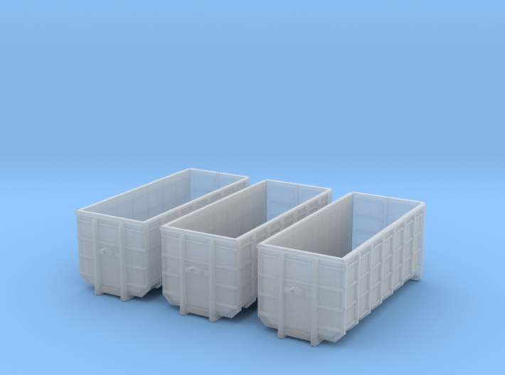N Scale 3x ACTS Container #1 3d printed 