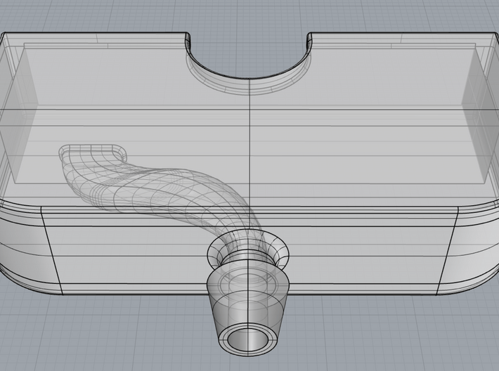 iPhone Stethoscope Attachment 3d printed CAD Rendering