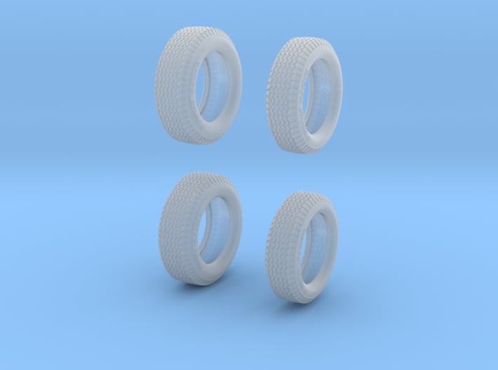 1963 Dunlop F1 tires 1/24 scale 3d printed