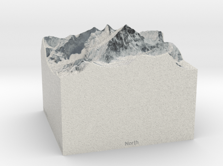 Mt. Everest, China/Nepal, 1:100000 Explorer 3d printed 