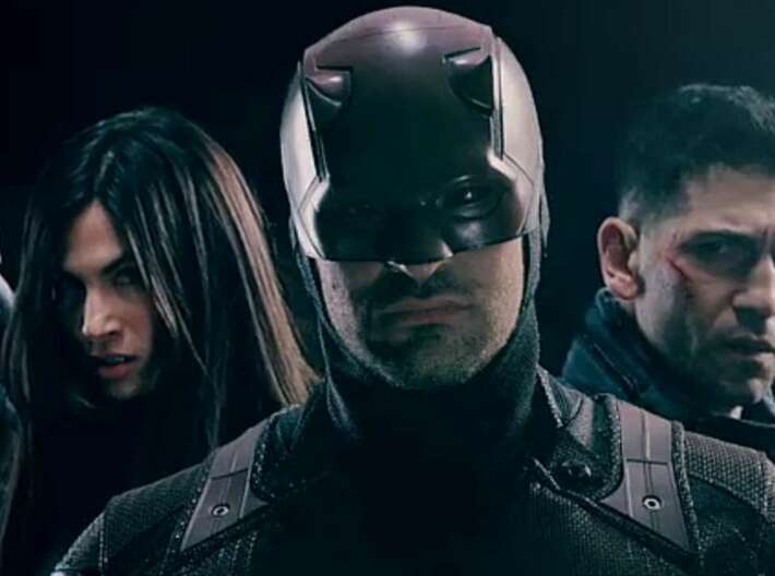 Daredevil Netflix: Season 2 cowl/helmet 3d printed 